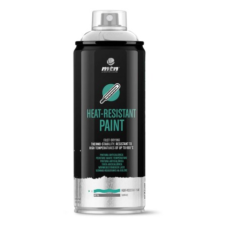 Pro Heat Resistant paint silver 400ml